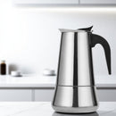 Cafeteira Moka Clássica em Aço Inoxidável